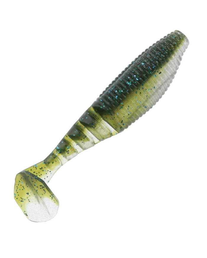 Yamamoto Baits Paddle Tail Zako Swimbait - 4 Inch Soft Plastic, Tilapia Magic Color (5 Pack) - View #5